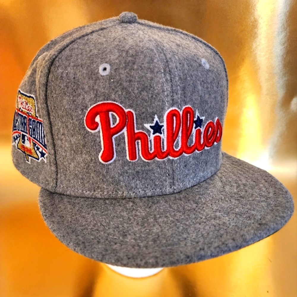 Philadelphia Phillies New Era 1996 All-Star Game Patch Fitted Hat Size 7 1/2
